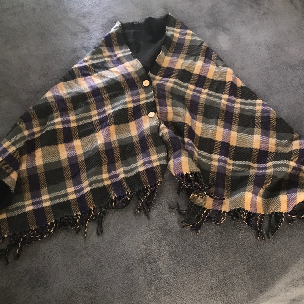 Urban coco button up shawl wrap
